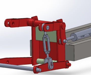 3D модель Задняя навеска трактора