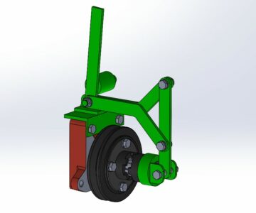 3D модель Отключаемый привод НШ-10 с зубчатым включением от КПП ИЖ планета