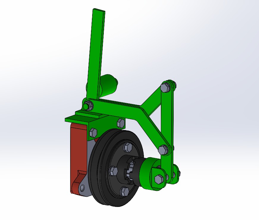 3D модель Отключаемый привод НШ-10 с зубчатым включением от КПП ИЖ планета
