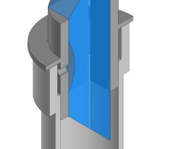 Чертеж Крепление призмы Дове