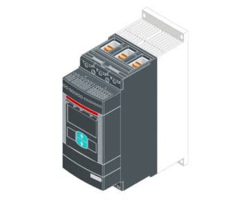 3D модель Устройство плавного пуска ABB PSE105-600-70