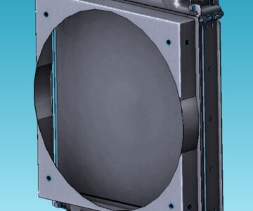 3D модель Радиатор к двигателю Mitsubishi S3L2-61SD-NP2