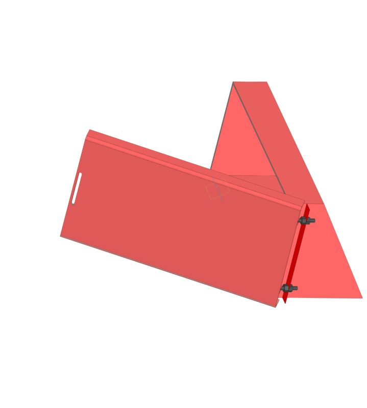 3D модель Дверца дополнительная твердотопливного котла "Попова"