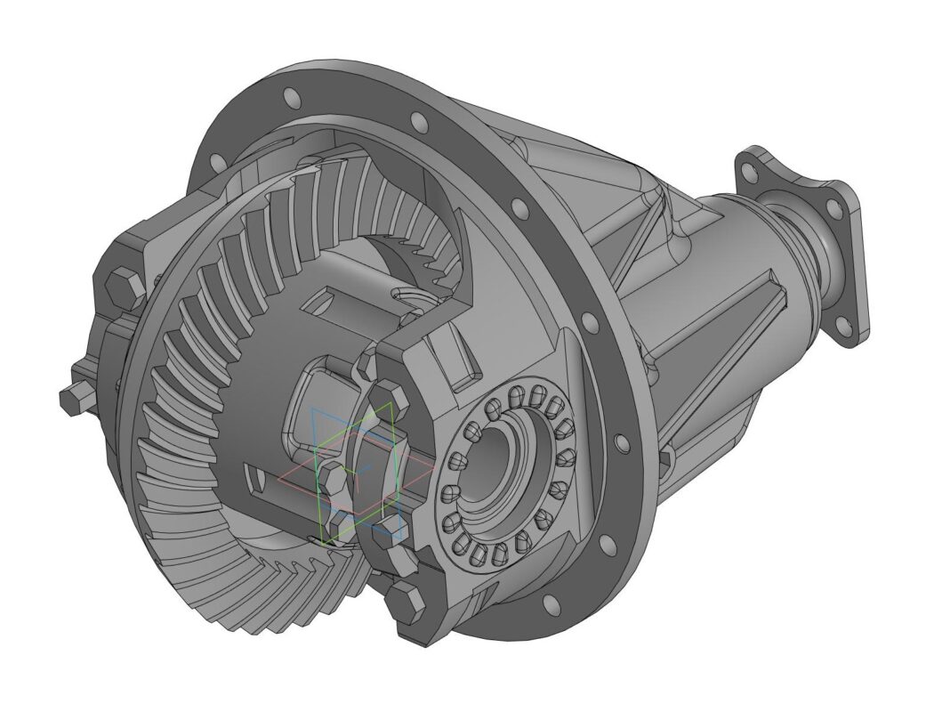 3D модель Редуктор на автомобили Газель