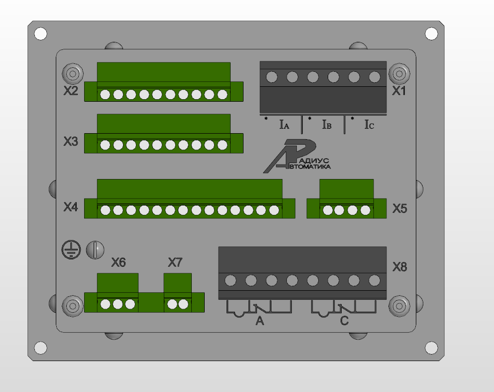 3D модель Реле тока Сириус 2-Л-П