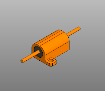 3D модель Резисторы RXG24 серии