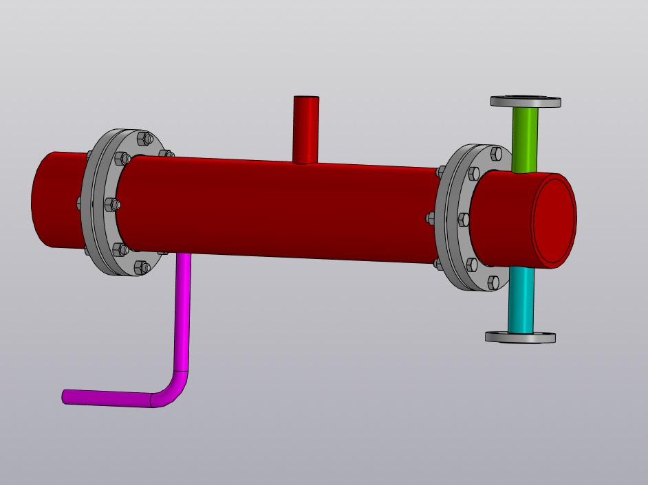 3D модель Подогреватель пароводяной БиКЗ ППВ-25