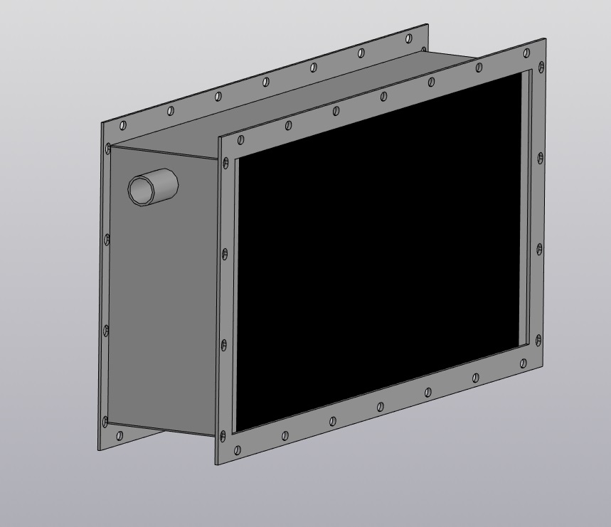 3D модель Калорифер КП-Ск3-3