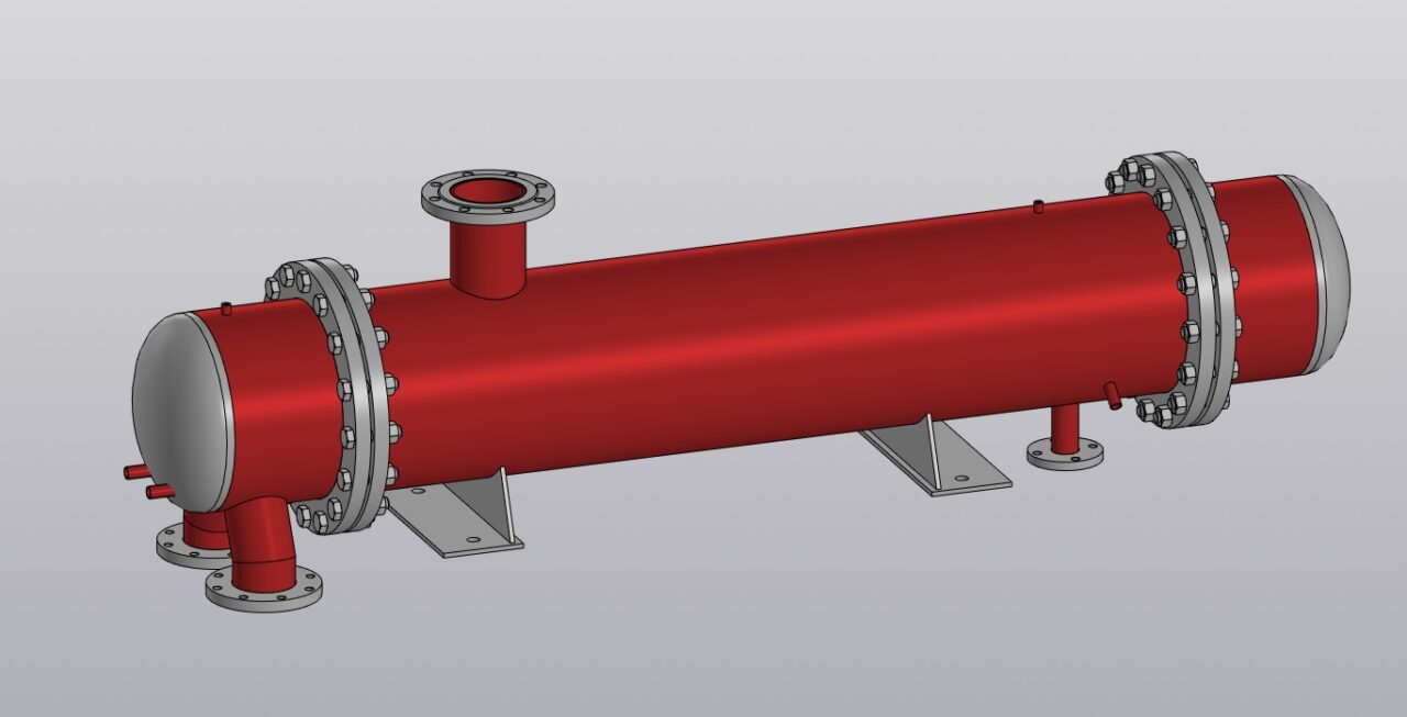 3D модель Подогреватель пароводяной ПП1-11-2-II