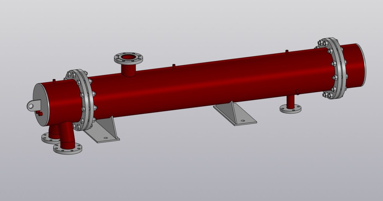 3D модель Подогреватель пароводяной ПП2-6-2-II