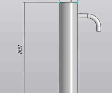 3D модель Холодильник для отбора проб пара