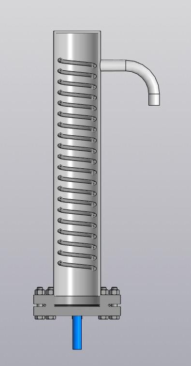 3D модель Холодильник для отбора проб пара