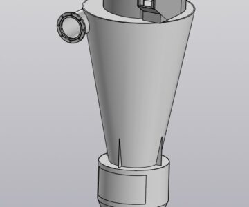 3D модель Циклоны СИОТ №1 и СИОТ №2