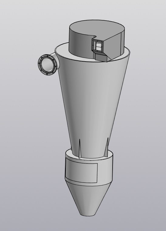 3D модель Циклоны СИОТ №1 и СИОТ №2