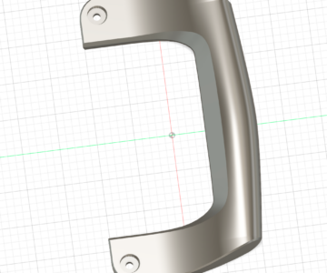 3D модель Ручка холодильника Electrolux 4055049946