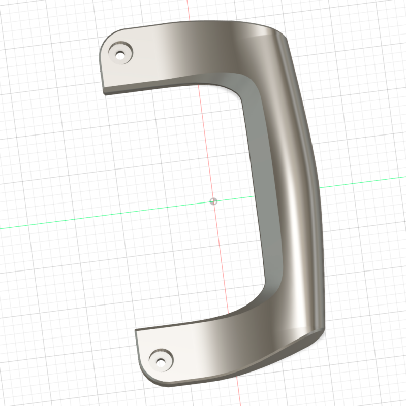 3D модель Ручка холодильника Electrolux 4055049946