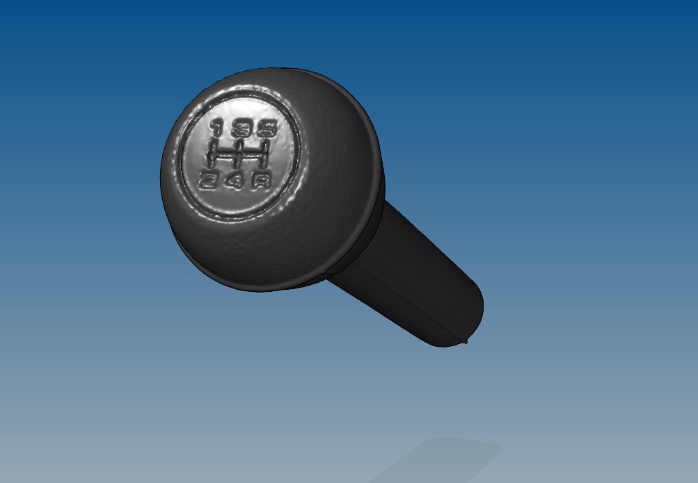 Чертеж Ручка на рычаг КПП ВАЗ-2107 штатная ДААЗ 2107-0170308810