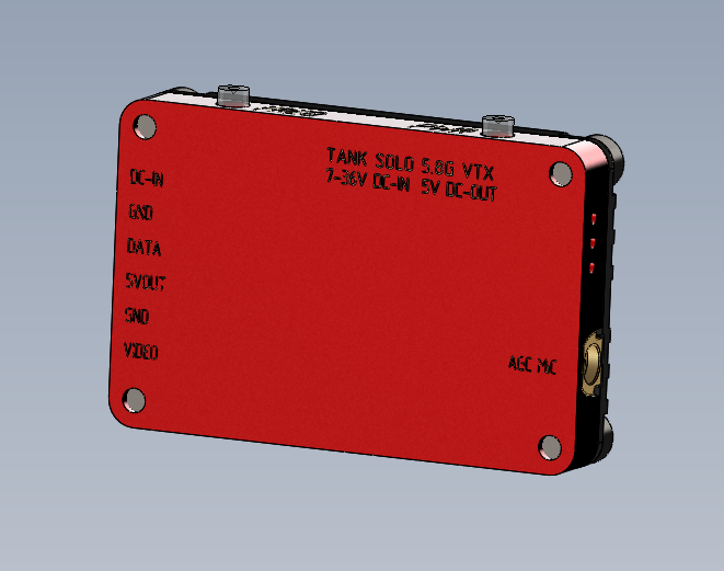 3D модель Видеопередатчик RUSHFPV SOLO TANK