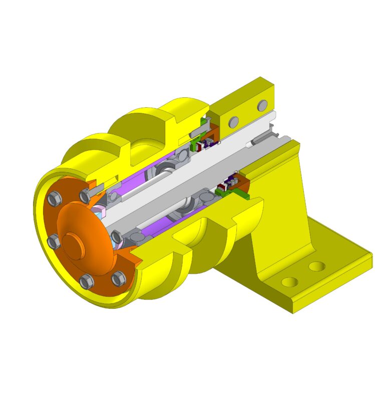 3D модель Каток поддерживающий 50-21-416СП Б10М, Т-130, Т-170