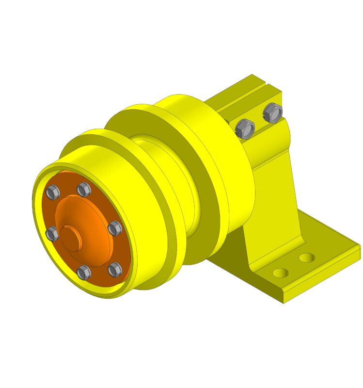 3D модель Каток поддерживающий 50-21-416СП Б10М, Т-130, Т-170