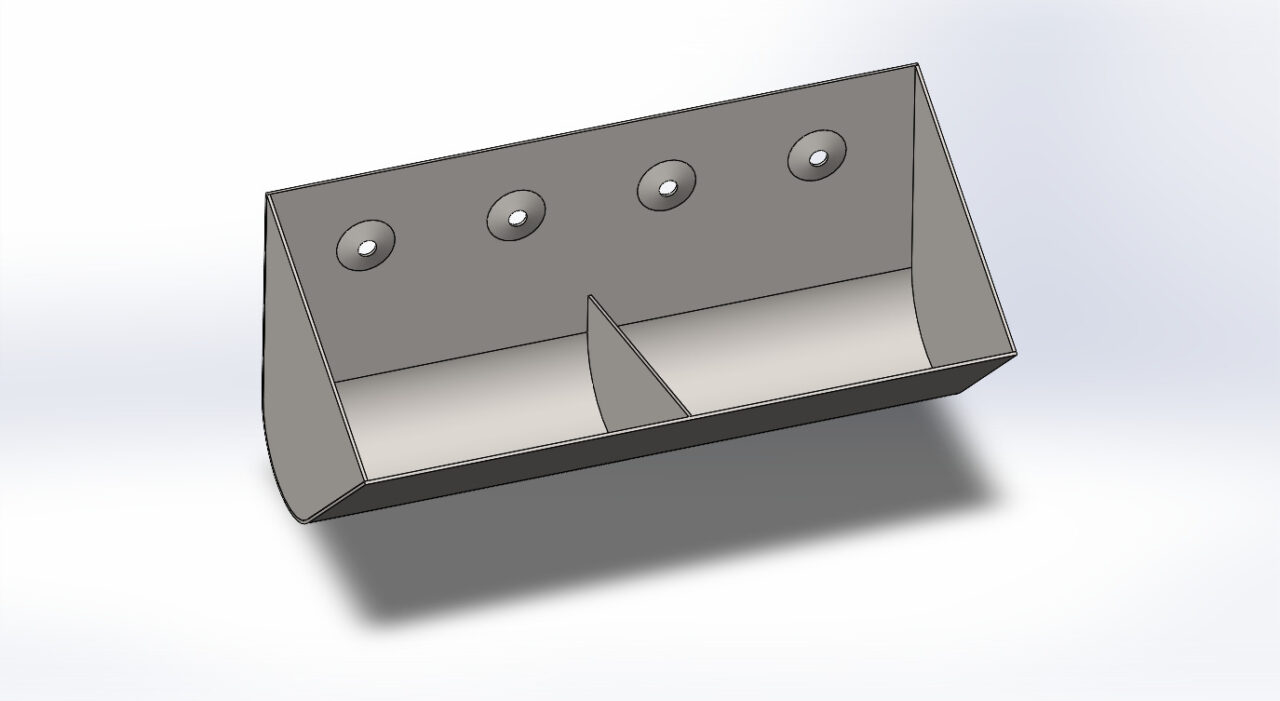 3D модель Ковш норийный объёмом - 8л