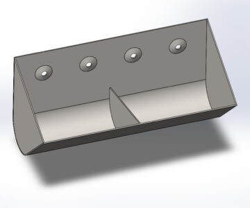 3D модель Ковш норийный объёмом - 8л