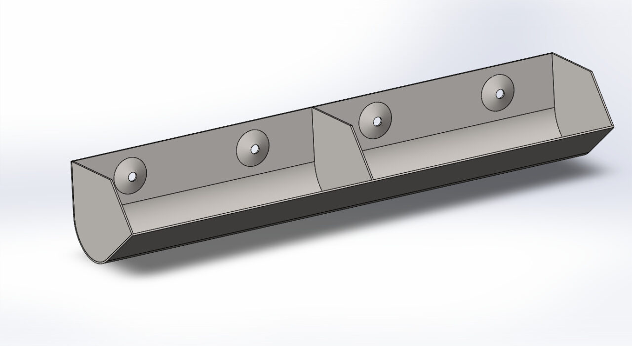 3D модель Ковш норийный объёмом - 2,5л