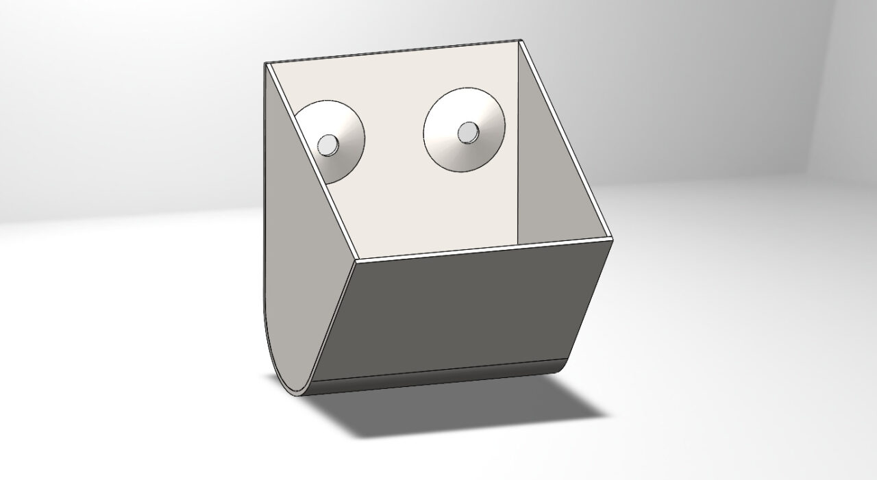 3D модель Ковш норийный объём - 0,54л.