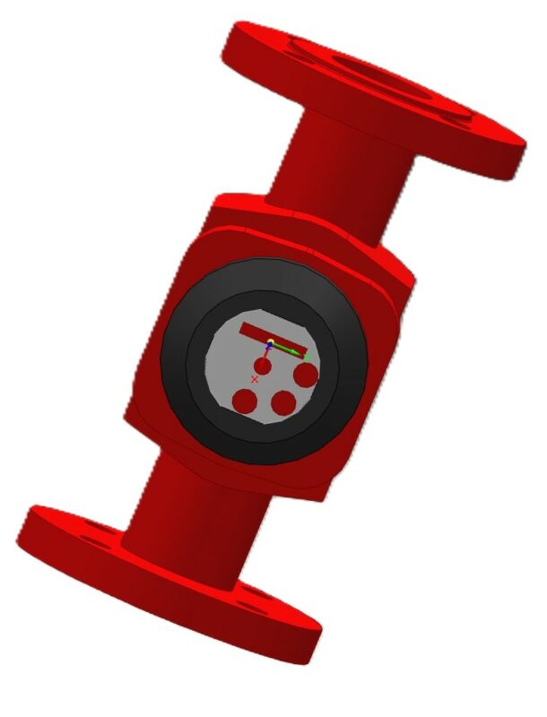 3D модель Счетчик воды многоструйный фланцевый Декаст ВСКМ 90-50 Ф (МИД И)