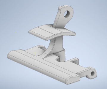 3D модель Внешняя ручка багажника ручка багажника Toyota Land Cruiser 80