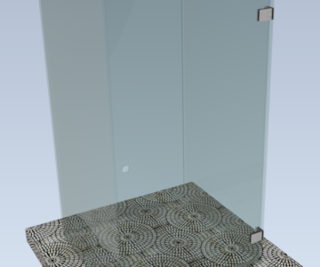 Чертеж Стеклянный купол для скульптуры 927х927х1710 мм.