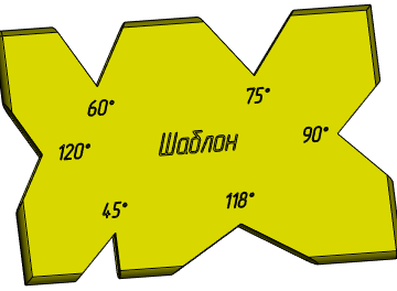 3D модель Модель шаблона для проверки углов