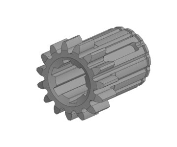 Чертеж Шестерня для станка 2с163бс, z - 15