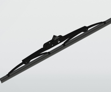3D модель Модель щётки стеклоочистителя 350 мм.