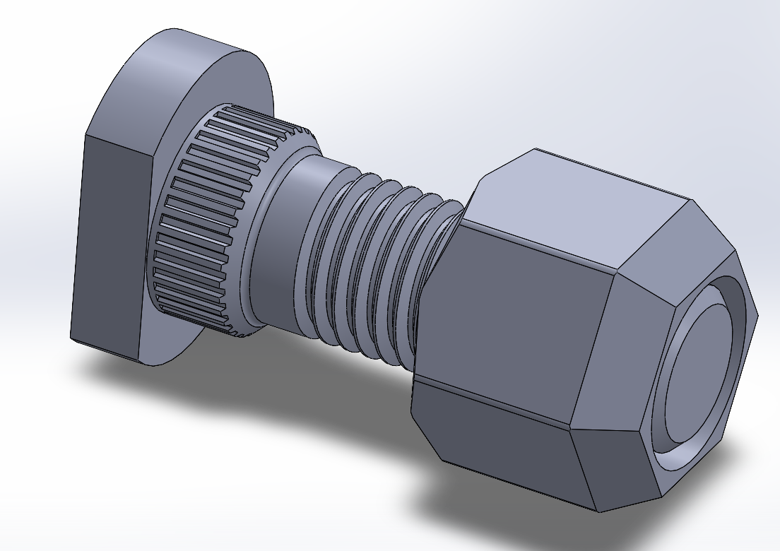3D модель Шпилька колеса Оки 1111-3103039