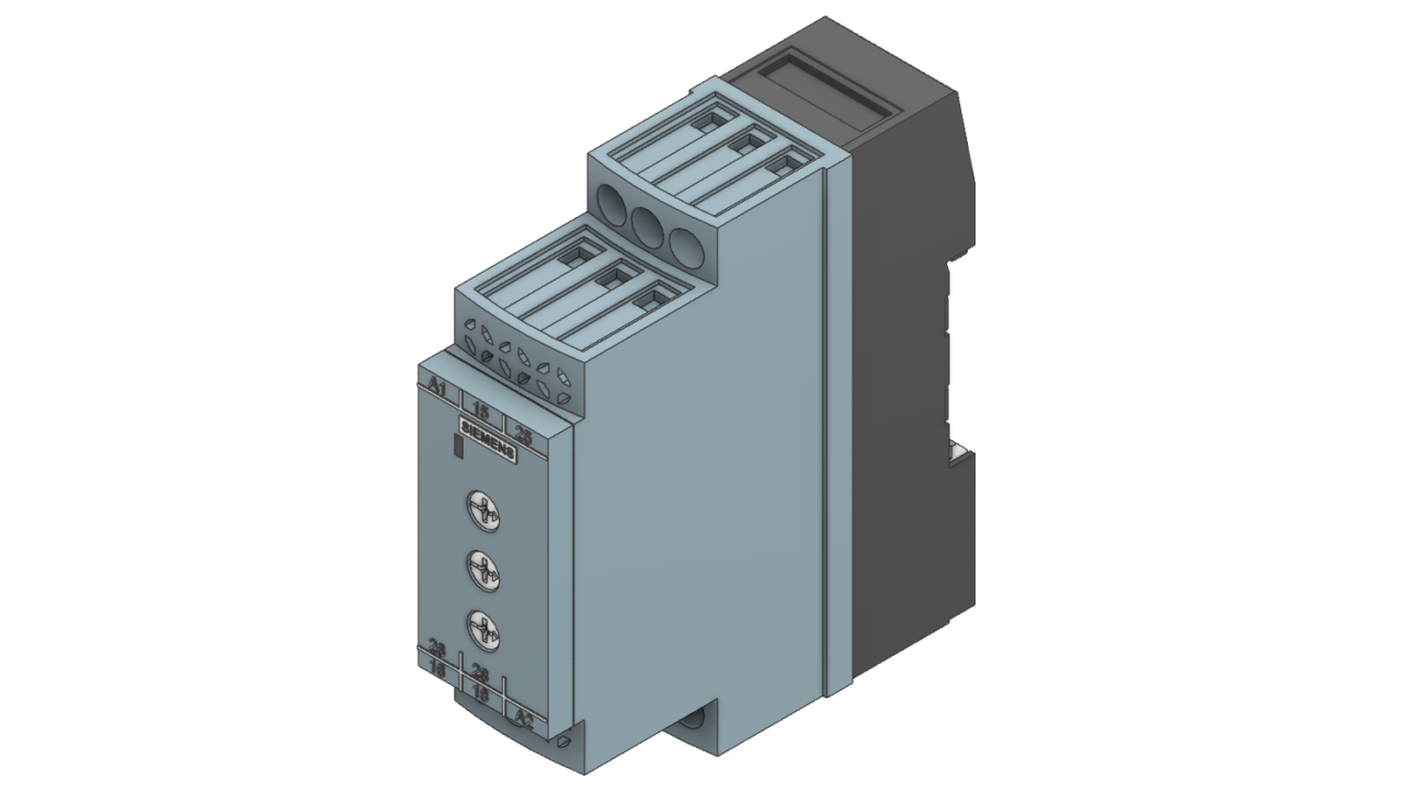 3D модель Таймер-переключатель SIEMENS 7PU07