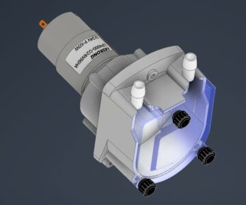 3D модель 3д-модель перистальтического насоса LEIRONG LP4000-D24N96HA