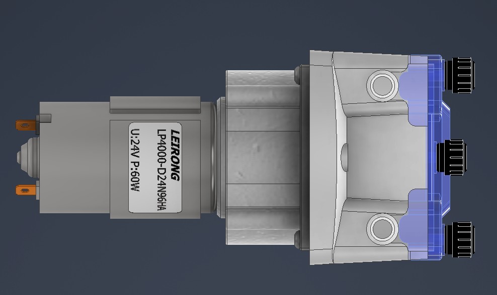3D модель 3д-модель перистальтического насоса LEIRONG LP4000-D24N96HA