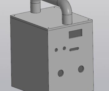 3D модель Корпус для контактной сварки из микроволновки