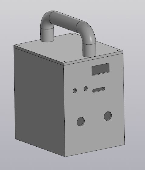 3D модель Корпус для контактной сварки из микроволновки