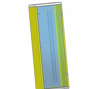 3D модель Шкаф под электронику большой 1800х600х350