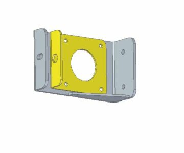 3D модель Натяжитель ремня по оси Y для Kingroon Kp3S с косынкой для увеличения жесткости