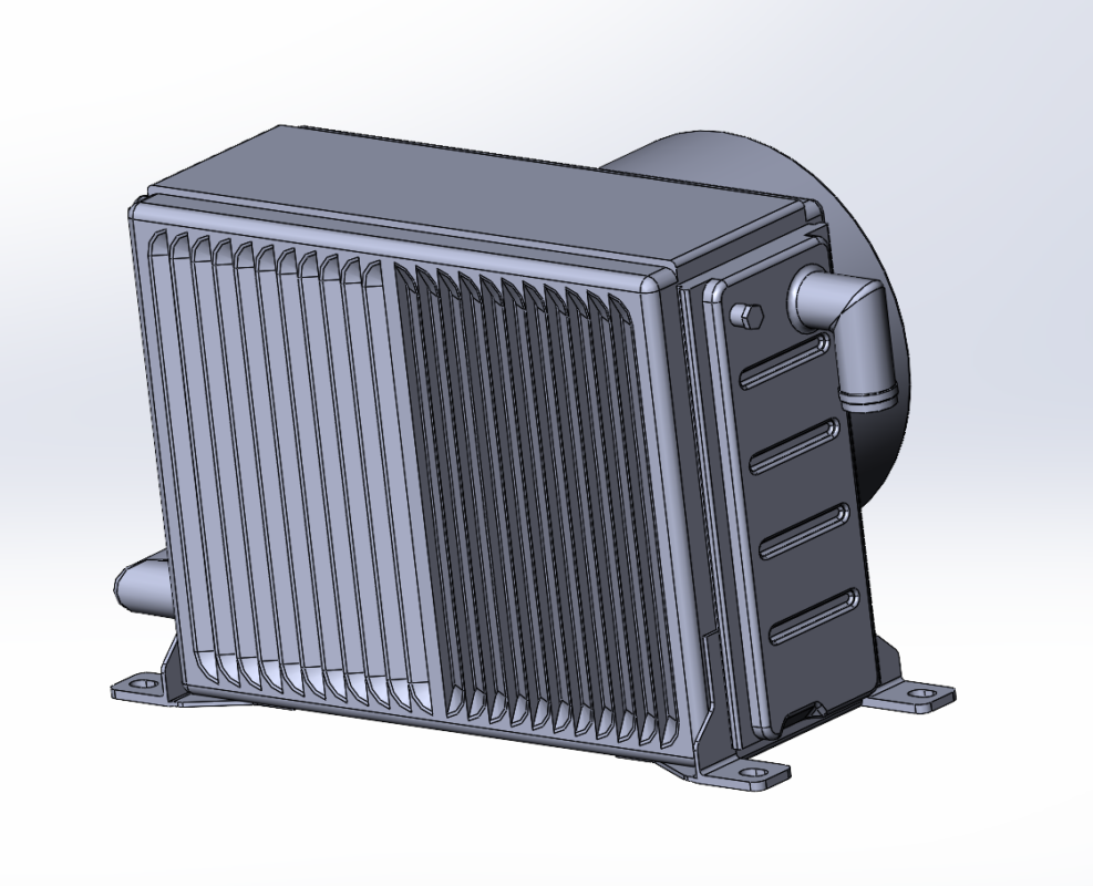 3D модель Отопитель Р336-8101010-20 в сборе 24В ИКАРУС-260, 280