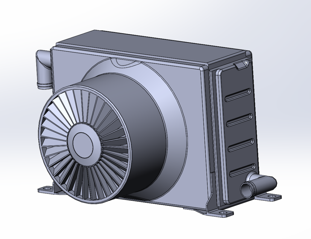 3D модель Отопитель Р336-8101010-20 в сборе 24В ИКАРУС-260, 280