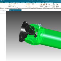 3D модель Карданный вал задний для Нивы 4х4