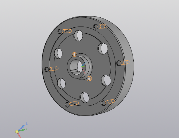 3D модель Маховик двигателя М-63 "Урал"