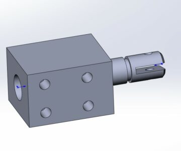 3D модель Соленоид электромагнит TAU 0520T