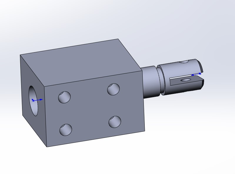3D модель Соленоид электромагнит TAU 0520T