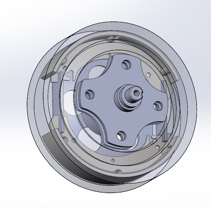 3D модель Центробежное сцепление из тормозного барабана 2108