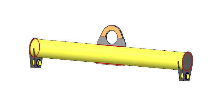3D модель Траверса Q=12т